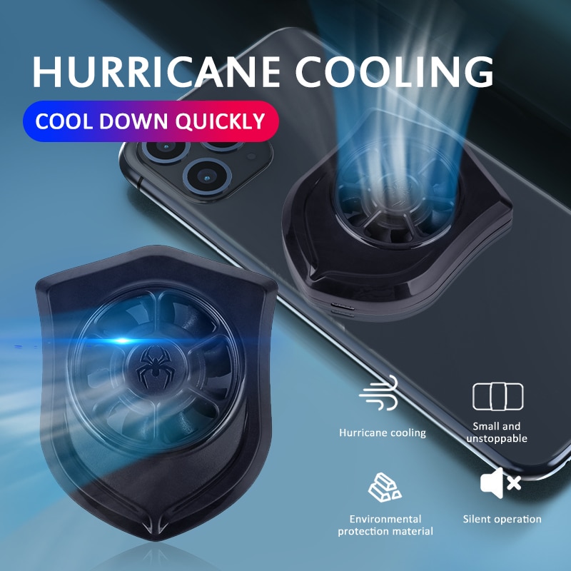 Mobile Phone Radiator Fan Cooler Huawei Phone Cooler For Iphone Xiaomi SamsungMobile Phone Fever Rapid Cooler - Phone Cooler
